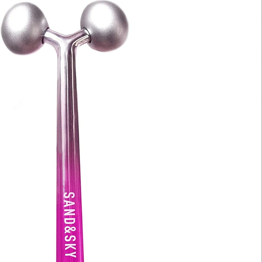 Sand & Sky Australia Luxury Firming Face Massager Anti-aging Twin Rollers Set